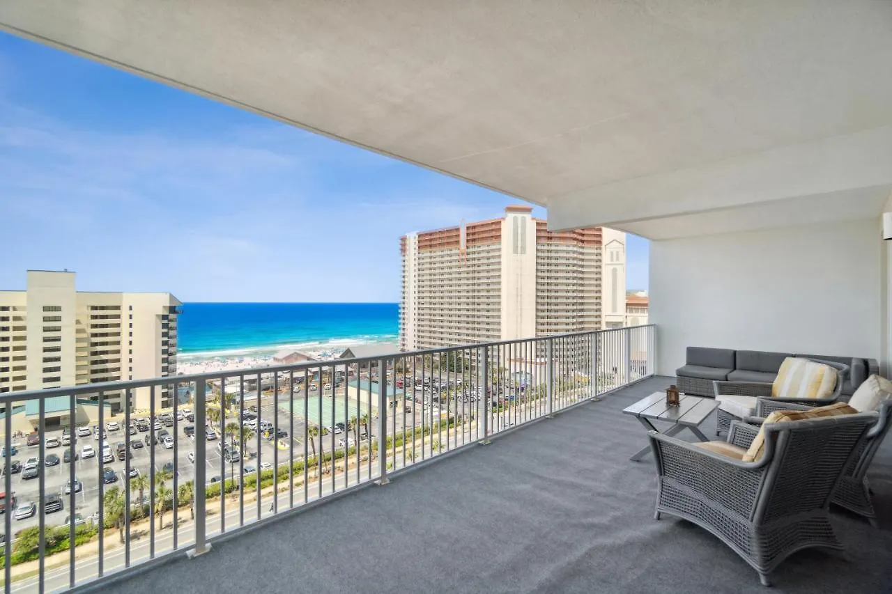 Apartment Luxury 3Bd 3Ba Plus Bunks Beach Condo! Ocean Views! Free Beach Chairs & Umbrella Service! By Dolce Vita Getaways Pcb Panama City Beach