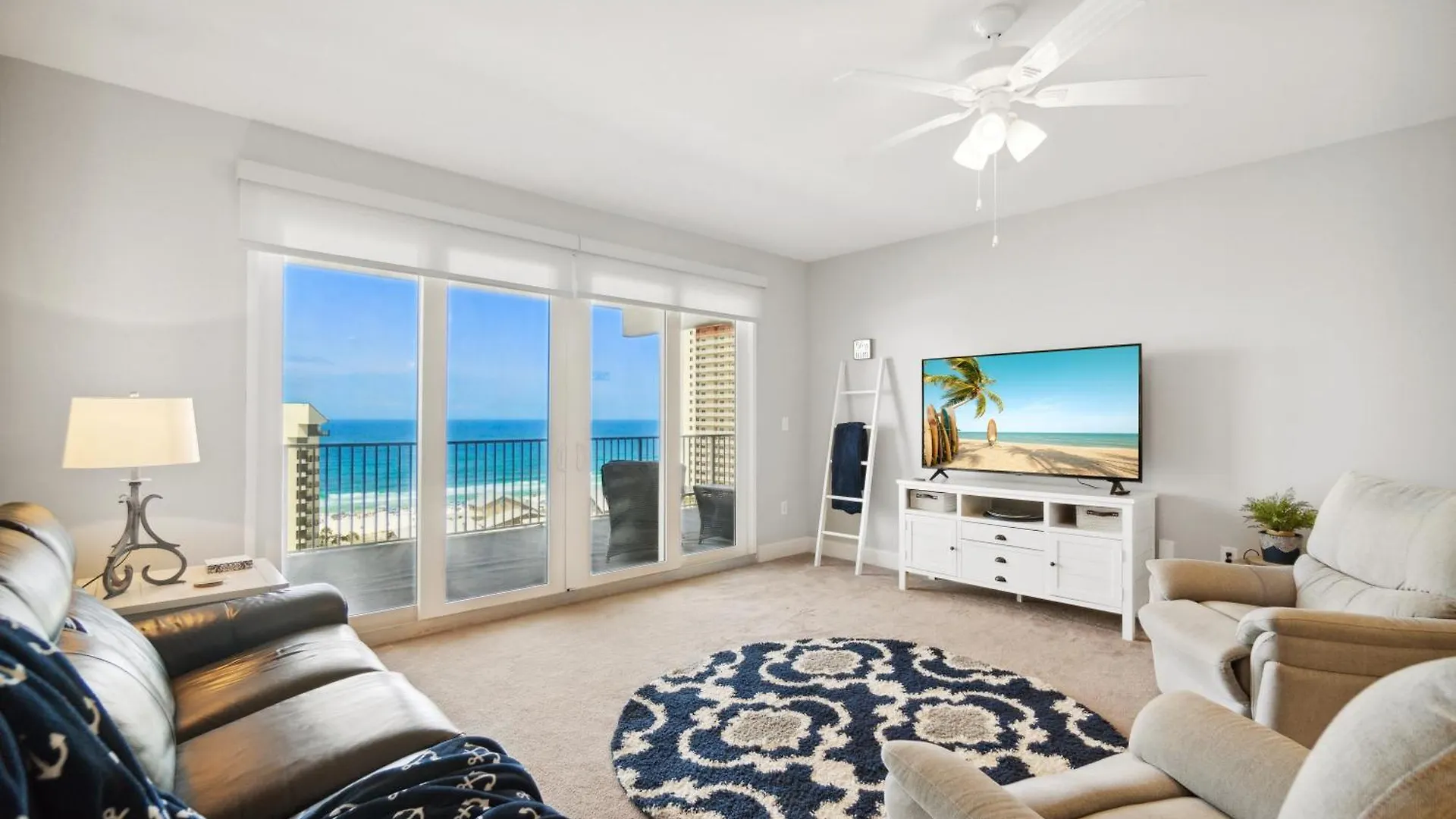 Luxury 3Bd 3Ba Plus Bunks Beach Condo! Ocean Views! Free Beach Chairs & Umbrella Service! By Dolce Vita Getaways Pcb location
